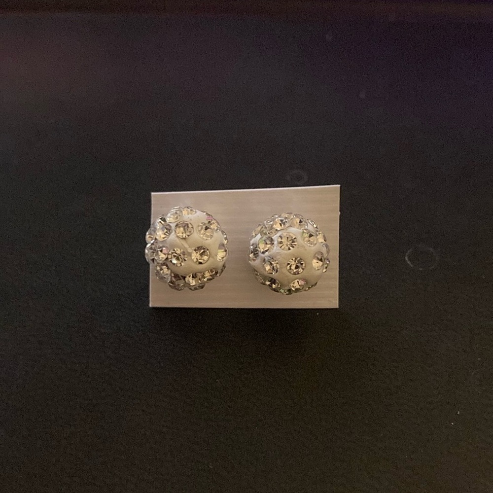*BOGO Free* Silver disco ball earrings